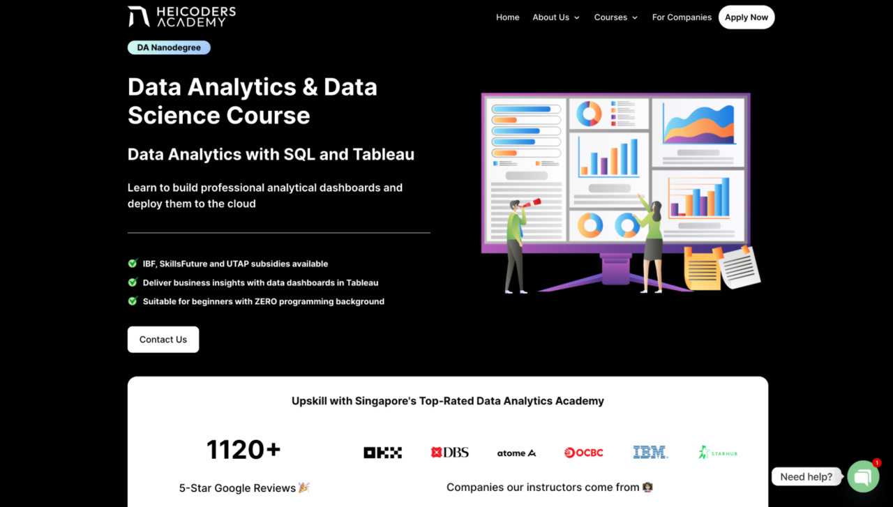 Top 7 Places to Learn Data Analytics in Singapore | Heicoders Academy