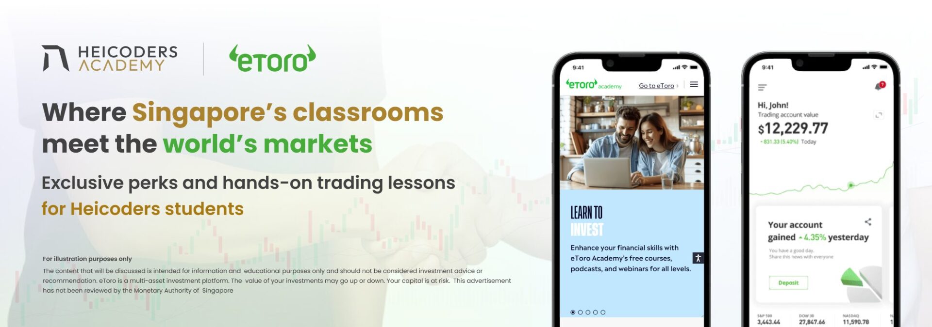 Heicoders Academy x eToro partnership