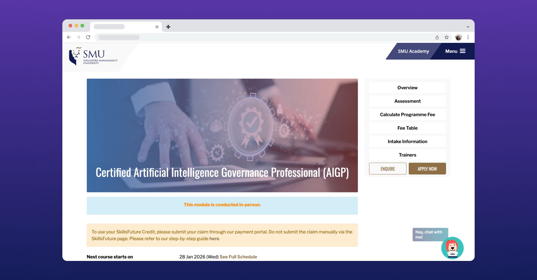 smu-certified-ai-governance-professional-aigp-singapore-2026 SMU Certified Artificial Intelligence Governance Professional AIGP - 3-day AI ethics and governance certification with IBF-STS subsidies