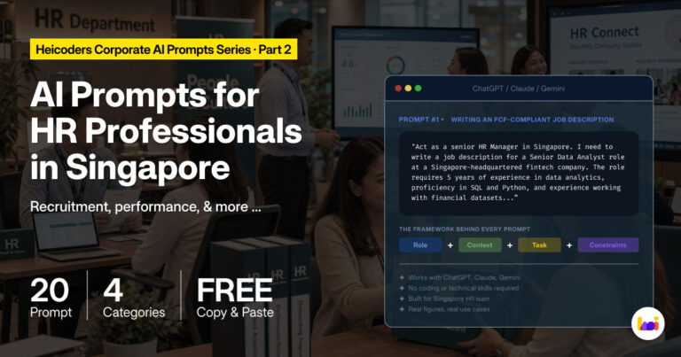 20 AI Prompts for HR Professionals in Singapore