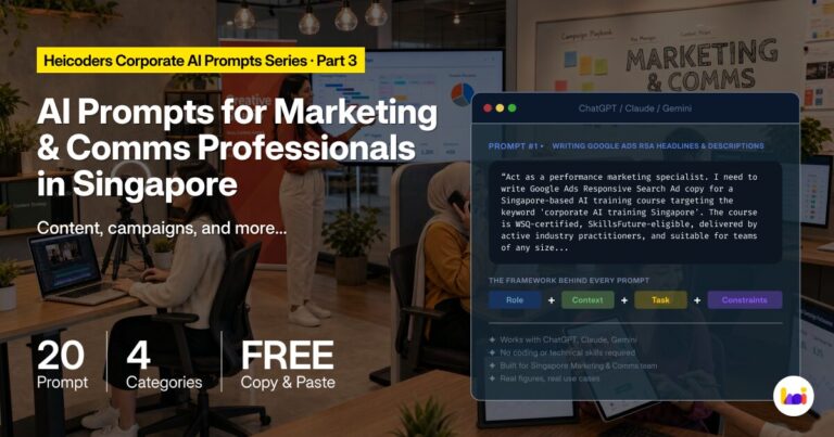 20 AI Prompts for Marketing and Comms Professionals in Singapore